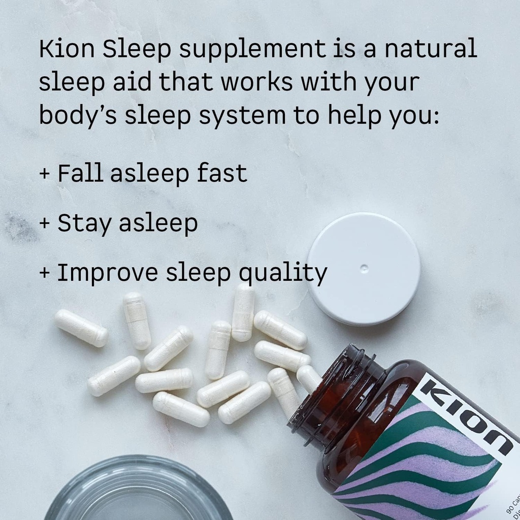 Kion Sleep | Fall Asleep Fast, Stay Asleep & Improve Sleep Quality | Amino Acid Powered Sleep Support | 30 Servings 3