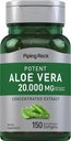 Piping Rock Aloe Vera Capsules 20000mg | 150 Softgels | Concentrated Extract Supplement | Non-GMO, Gluten Free 2