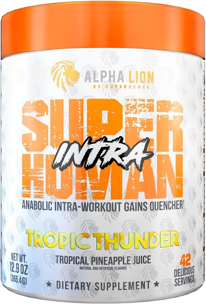 ALPHA LION Superhuman Intra Workout Powder for Men & Women, Amino Acids Drink, Muscle Recovery Supplement, BCAA Powder, Electrolytes & Hydration Mix (42 Servings, Tropical Pineapple Juice Flavor) 2
