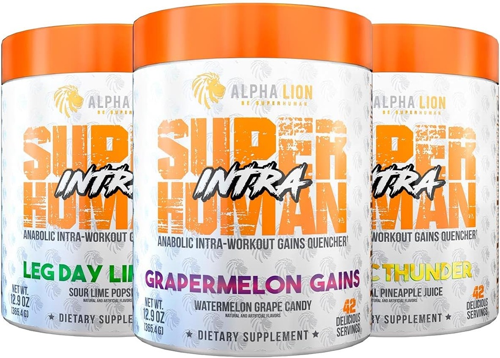 ALPHA LION Superhuman Intra Workout Powder for Men & Women, Amino Acids Drink, Muscle Recovery Supplement, BCAA Powder, Electrolytes & Hydration Mix (42 Servings, Tropical Pineapple Juice Flavor) 4