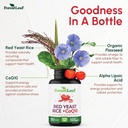 ForestLeaf Red Yeast Rice with CoQ10 Supplement - 1215mg Extra Strength Red Yeast Rice Capsules with Alpha Lipoic Acid & Organic Flaxseed, Citrinin Free - 180 Capsules 4