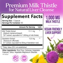 Milk Thistle Extract 1000mg - Liver Cleanse Detox & Repair Formula with Dandelion Extract - Herbal Liver Supplement - Nature's Milk Thistle w/Silymarin Marianum, Supports Liver Health - 60 Capsules 3
