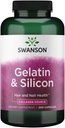 Swanson Gelatin and Silicon - Collagen Proteins Supporting Healthy Hair and Nails - Helps Deliver Vital Minerals for Strong Nails and Thick Hair - 20mg Silicon and 1.08 Grams Gelatin - (200 Capsules) 2