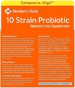 Member's Mark 5X Probiotic Digestive Care Supplement - 2/42ct. Bottles 3