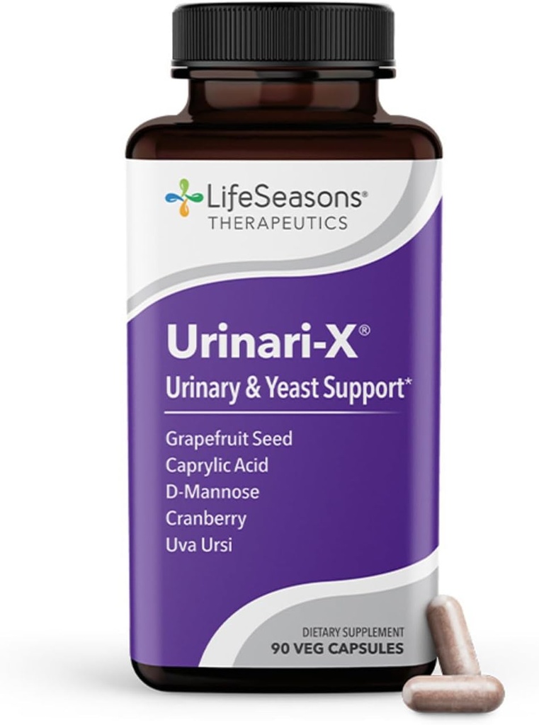 Urinari-X Extra Strength with Enhanced Comfort - Urinary Tract Support - Fast UTI Relief - Vitamin Supplement for Bladder Function - D-Mannose, Cranberry, Pinebark, Uva Ursi & Grapefruit - 90 Capsules 6