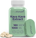 Kava Kava Extract Supplements 1000mg | Natural Herbs | High Levels of Piper Methysticum and Kavalactones| 180 Vegetarian Capsules 2