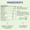 CoQ10 600mg Softgels | High Absorption CoQ10 Ubiquinol Supplement | Reduced Form Enhanced with Vitamin E & Omega 3 6 9 | Antioxidant Powerhouse Good for Health | 180 Soft 3