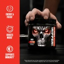 JNX SPORTS The Ripper! Shredding Thermogenic Fat Burner - Watermelon Candy 30 Servings | Advanced Fast Acting Thermogenic Pre-Workout, Appetite Suppressant for Men & Women 4