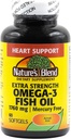 Nature's Blend Fish Oil 1760 mg Omega 3 Extra Strength - 60 Softgels 2