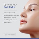 L-Lysine Supplement with Vitamin B12 + C + Zinc for Lip, Mouth, and Oral Tissue Health - Enhanced Wellness Support - Non-GMO, Gluten-Free - Made in USA - 60 Vegetable Capsules, 500mg 5