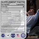 Magnesium Glycinate 500mg/250mg for Adults Teens - Plus D3,B6 & Zinc - Magnesium Glycinate Gummies,High Absorption - Support for Relaxation,Brain,Bone & Immunity Health - Sugar Free - 120Cts 3