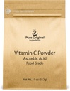 PURE ORIGINAL INGREDIENTS Vitamin C Powder, 11 oz, Ascorbic Acid 2