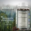 Evolve Breathe Easy Lung Gummies, Mullein Leaf, Boswellia Resin, Nettle Root, Forskolin, Butterbur, Bromelain, Allergy Relief, Asthma, Cough Support, Smokers Lung, Vaping Illness 6