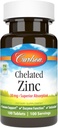 Carlson - Chelated Zinc, 30 mg - Superior Absorption, Immune Support & Enzyme Function, Antioxidant, 100 tablets 2