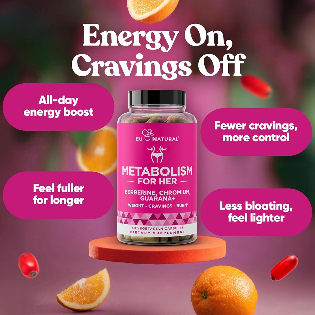 Eu Natural Metabolism for Her and Move & Glow Collagen Bundle - Support for Metabolism and Skin & Joint Health 3
