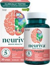 NEURIVA Original Brain Supplement for Memory, Focus & Concentration + Learning & Accuracy with Clinically Tested Nootropics Phosphatidylserine and Neurofactor, Caffeine Free, 30 Capsules (2 Pack) 3