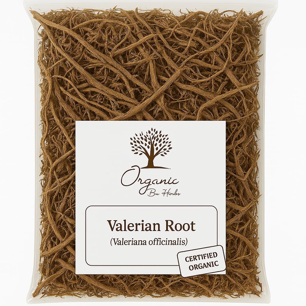 Organic Dried Valerian Root 2 oz – Valeriana Officinalis – Natural Herbal Supplement – Non-GMO, Vegan, Kosher, No Fillers, Caffeine-Free 2