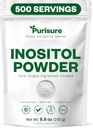 Purisure Myo-Inositol Powder, 250g, Fertility, Hormonal Balance and Ovarian Support, Pure Inositol Powder, Myo Inositol Supplement to Support Energy and Brain Wellness, Vegan, Non-GMO, 500 Servings 2