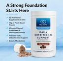 Equilife Daily Nutritional Support, All-in-One Multivitamin Meal Replacement, Pure Chocolate Flavor, 15G Plant Protein, Supports Overall Wellness Including Energy, Digestion, & Skin, 14 Servings Tub 3