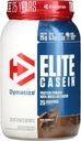 Dymatize Elite Casein Protein Powder, Slow Absorbing with Muscle Building Amino Acids, 100% Micellar Casein, 25g Protein, 5.4g BCAAs & 2.3g Leucine, Helps Overnight Recovery, Rich Chocolate, 2 Pound 2