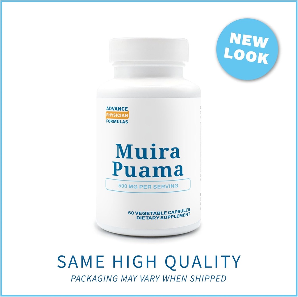 Muira Puama, 500 mg, 60 Vegetable Capsules 3