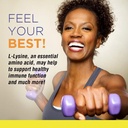 Nature's Life L-Lysine Powder | Helps Support Healthy Immune Function | 100% Pure Natural L-Lysine | Vegetarian, Unflavored, Sugar Free | 460 Servings 4