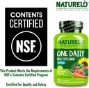 NATURELO Mens Multivitamins - One Daily Multivitamin for Men with Vitamins, Minerals & Organic Whole Foods, Boost Energy & Health, Non-GMO, 240 Vegetarian Capsules 6