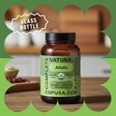 Complete Natural Products Pure Alfalfa Leaf - 100 Capsules - 450mg of Pure Dried Organic Alfalfa Leaf Powder in Veggie Capsules 5