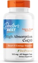 Doctor's Best High Absorption CoQ10 with BioPerine, Vegan, Gluten Free, Naturally Fermented, Heart Health & Energy Production, 100 mg 60 Veggie Caps 2