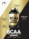 Carlyle BCAA Capsules | 2000mg | 400 Powder Pills | Amino Acids Supplement Blend | for Women and Men | with L-Isoleucine, L-Leucine, L-Valine | Non-GMO and Gluten Free 4
