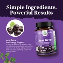 Natural Acai Berry Weight Loss Supplement Detox Products Antioxidant Superfood Cleanse and Burn Fat Improve Health Boost Energy and Digestion 5