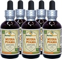 Muira Puama (Ptychopetalum Olacoides) Glycerite, Organic Alcohol-Free Liquid Extract (Brand Name: HerbalTerra, Proudly Made in USA) 4 fl.oz (120 ml) 4