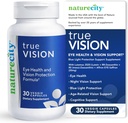 NatureCity True-Vision Eye Health Supplement - Plant-Based Lutein and Zeaxanthin with High Potency Saffron 20mg - Blue Light Protection, Support Central and Night Vision (30 Veggie Capsules) 2