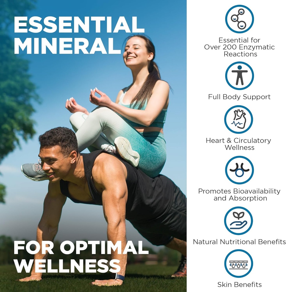 Nutrivein Premium Zinc Gluconate 100mg - 120 Capsules: High-Absorption Zinc Gluconate Supplements for Whole-Body Well-Being - Essential Elements for Wellness 5