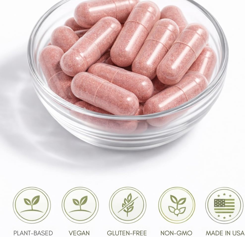 Consult Health Nature's Treasure, 60 Mega Fruit and 60 Veggie Capsules,100% Whole Natural Green and Red Superfood Plant Based Nutrition, Supports Energy Levels, Grown and Made in The USA - (2Pack) 3