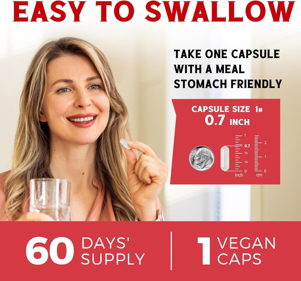 Iron Supplement for Women & Men, with Vitamins C, B6, B12 & Folate + Iron Supplement, 65mg Carbonyl Iron with 250mg Vitamin C 5