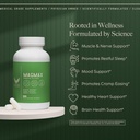 High Level Magmax Magnesium Glycinate Supplement for Adults, Supports Bone Health, Sleep, Heart, Muscle Function & Cramps, Gluten Free, Vegan, 275 mg, 90 Capsules 5