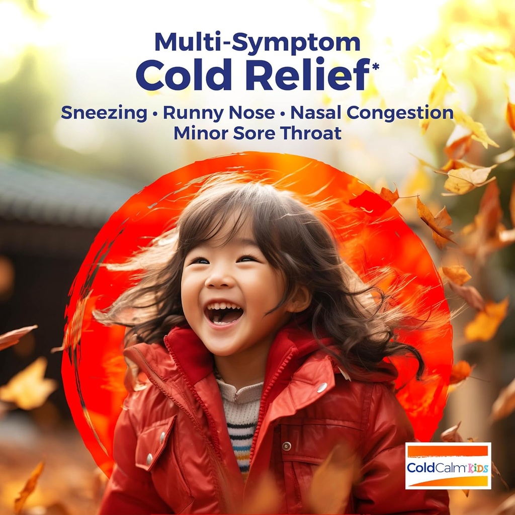 Boiron ColdCalm Kids Pellets for Relief of Common Cold Symptoms Such as Sneezing, Runny Nose, Sore Throat, and Nasal Congestion - 2 Count (160 Pellets) 3