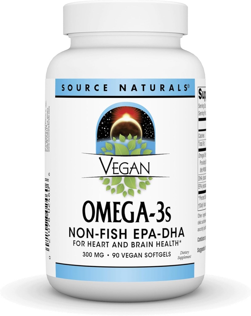 Source Naturals Vegan Omega 3s Epa-Dha* 300 mg - 90 Softfgels 2