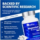 CanPrev Magnesium BisGlycinate 200mg Gentle 60 Veg Caps, 60-Day Supply, Chelated Magnesium Supplement for Bone & Muscle Support, Easy to Digest, Promote Relaxation & Comfort, Vegan, Non-GMO, No Sugar 4