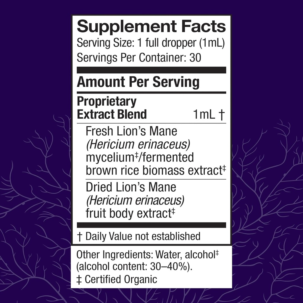 Host Defense Bundle with Lion's Mane Extract, 1 fl oz & Reishi Extract, 1 fl oz - Support Brain Health, Memory & Focus - Support Heart & Immune Health* 3