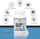 Health As It Ought To Be Vitamin K2 MK7 MAX Extra Strength 300mcg Supplemeny | Soy Free, Proven Bioavailability & Safety | 60 Capsules 4