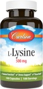 Carlson Labs L-Lysine, 500mg, 100 Capsules 2