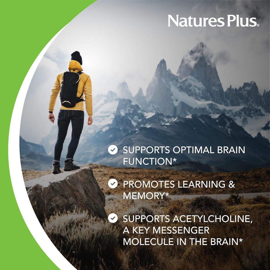 Natures Plus Huperzine Rx-Brain - 50 mcg, 30 Vegetarian Tablets - Brain Support Supplement with Neuronutrients- Gluten-Free - 30 Servings 4