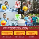 Sugar Free CoQ10-200mg 400mg Filled Gummies - 2 Months Supply - w/ Vitamin B12 1000mcg, Rhodiola Rosea & Panax Ginseng, B6, Coenzyme Q10 Supplement for Hear-t, Energy, Antioxidant, Ultra Absorption 6