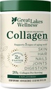 Great Lakes Wellness Collagen Peptides Powder for Skin, Hair, Nails, Joints & Digestion - Unflavored - Quick Dissolve Hydrolyzed, Non-GMO, Keto, Kosher - 10 oz 2
