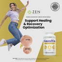 Zen Nutrients WoundVite Pre & Post Surgery Support, Scar & Wound Care, Scar Treatment, Plastic & General Surgery, Heal Faster & Aids in Recovery Time w/Bromelain, Turmeric & Arnica - 60 Vegan Caps 5