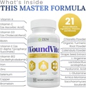 Zen Nutrients WoundVite Pre & Post Surgery Support, Scar & Wound Care, Scar Treatment, Plastic & General Surgery, Heal Faster & Aids in Recovery Time w/Bromelain, Turmeric & Arnica - 60 Vegan Caps 6