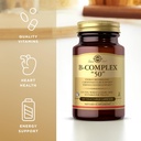 Solgar B-Complex “50” - 100 Vegetable Capsules - Energy Metabolism & Nervous System Support - Non-GMO, Vegan, Gluten Free - 100 Servings 5