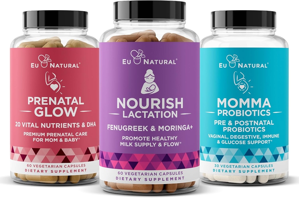 Natural Postnatal Bundle – Nourish, Momma, Glow for Nursing, Digestion, Healthy Baby and Mom 2